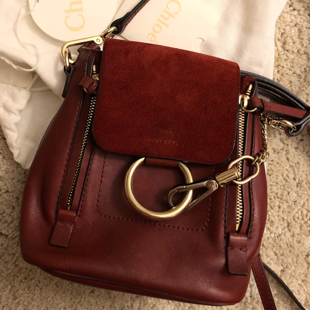 chloe faye back pack small